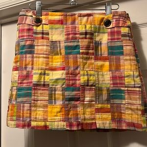 J.Crew Madras Skirt
